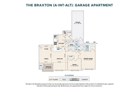 Floor plan for 2 beds, 2 baths, 1272 sqft